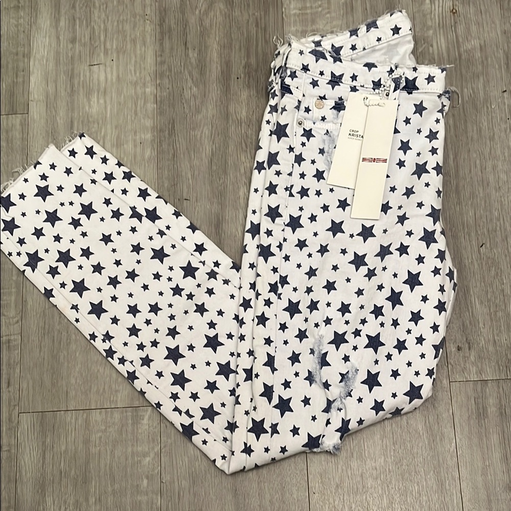 NWT Hudson stretch star “crop Krista”jeans